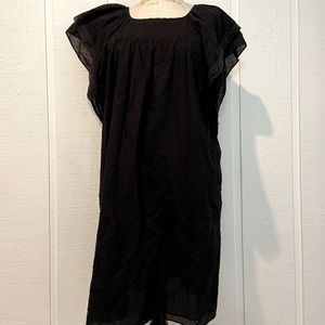 Love Moschino Black Cotton Midi Dress